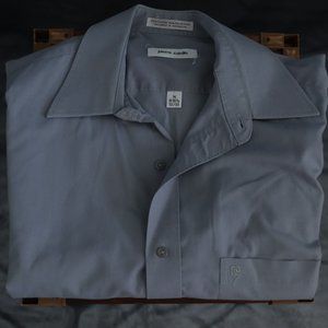 Men’s Pierre Cardin Button Down Blue Shirt